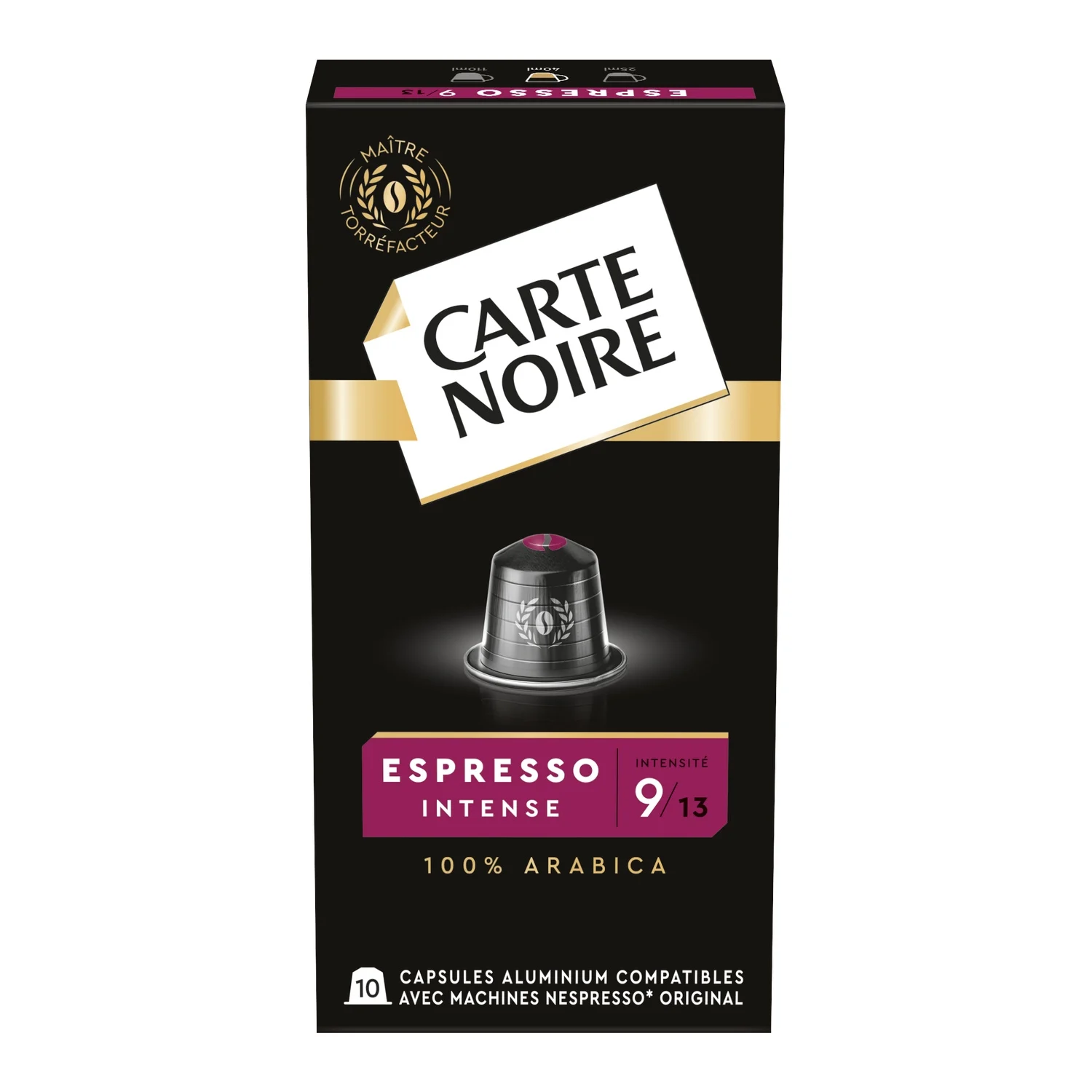 Espresso intense n.9 Carte noire  en pods