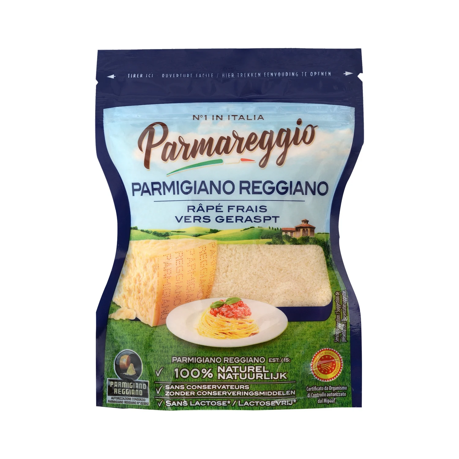 Parmigiano Reggiano parmesan rapé 