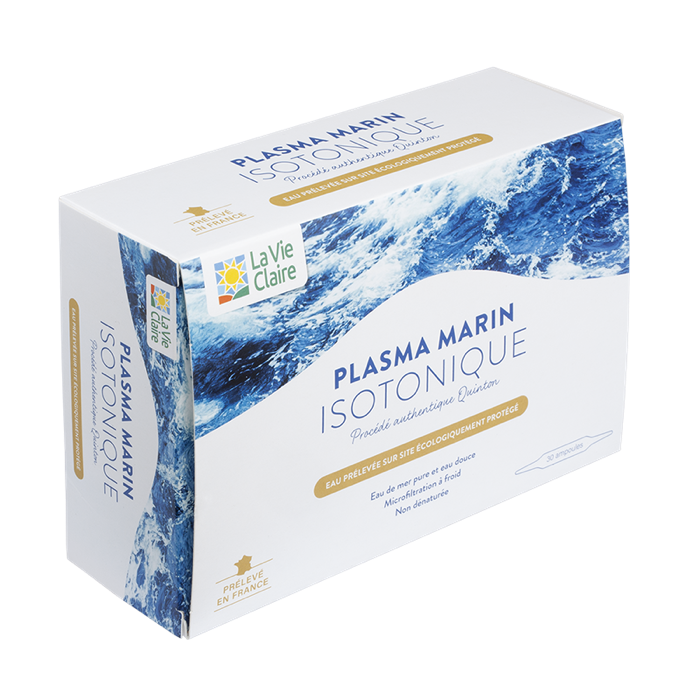 Plasma marin isotonique 30 ampoules - vitalité - la Vie Claire