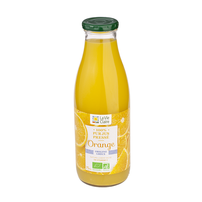 Pure Orange Juice Greece 75cl - La Vie Claire