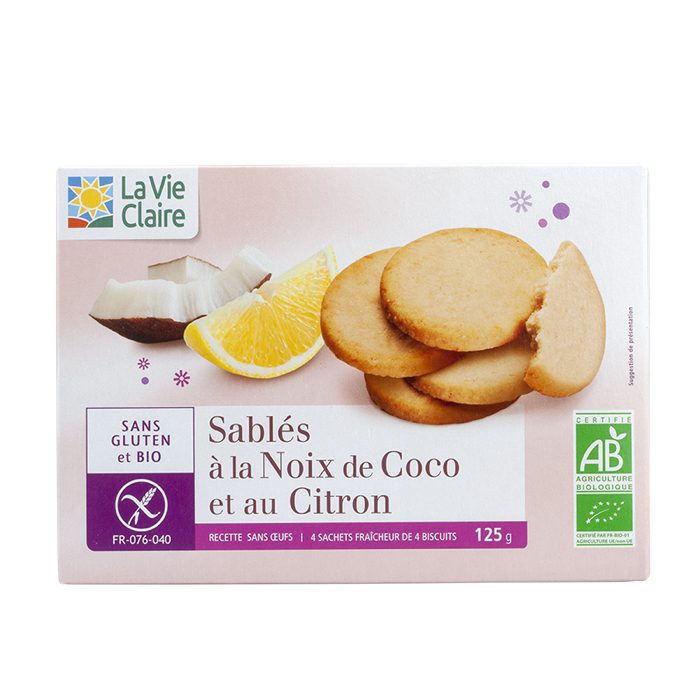 Sables coco citron s/g lvc