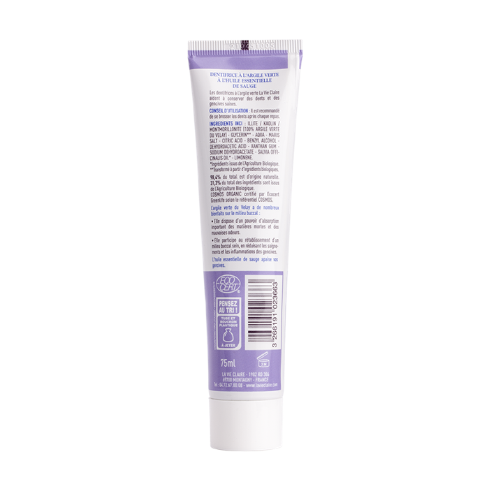 Lvc Sage Clay Toothpaste