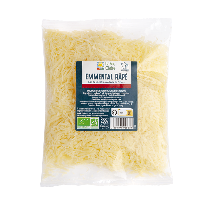 Emmental Grated Organic 200 G Ppbio