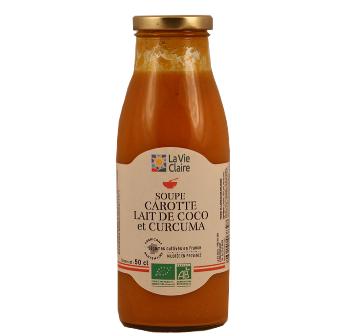 Soupe carotte coco curcuma 500ml