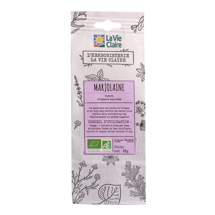 Marjoram flowers France bag 25g - herbal tea - La Vie Claire