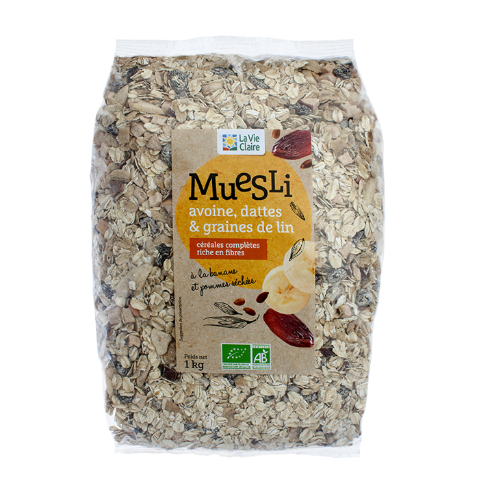 Muesli avoine datte