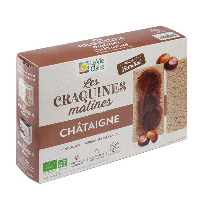 Tartines craquantes à la châtaigne 270g - La Vie Claire