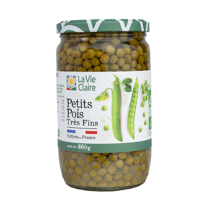 Petits pois très fins 330g - La Vie Claire