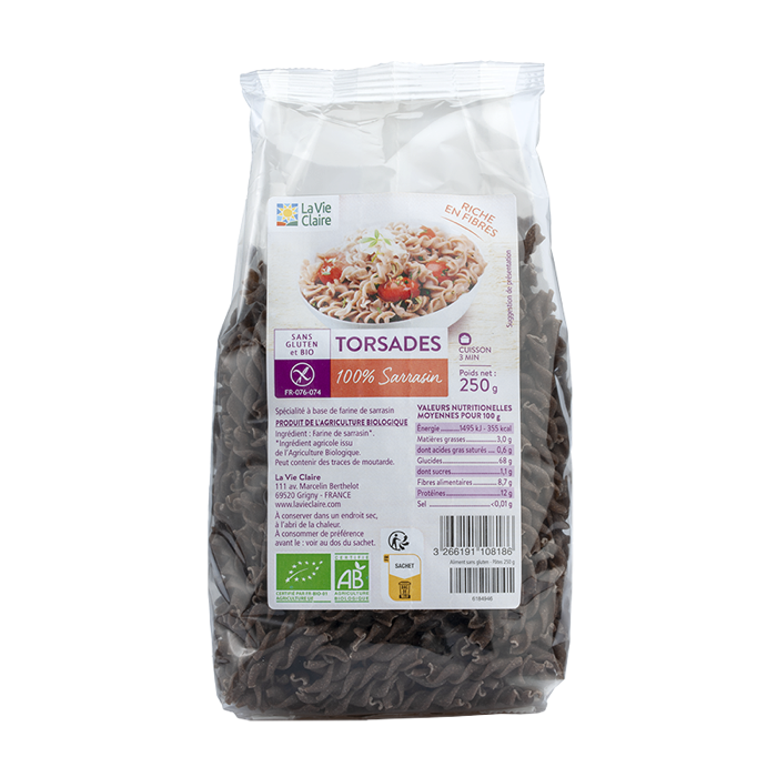 Buckwheat gluten-free twists 250g - La Vie Claire