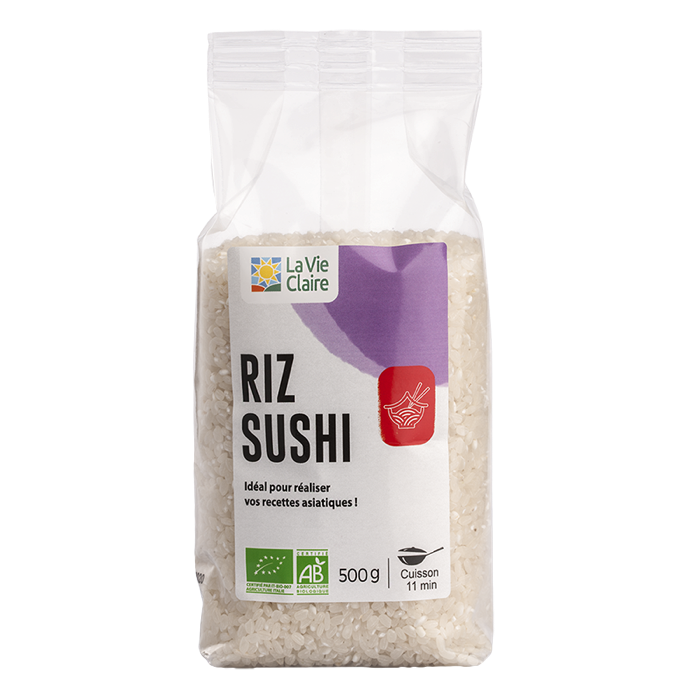 Organic sushi rice