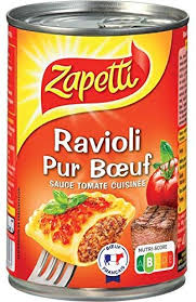 Zapetti Ravioli Pur Boeuf 400 g 