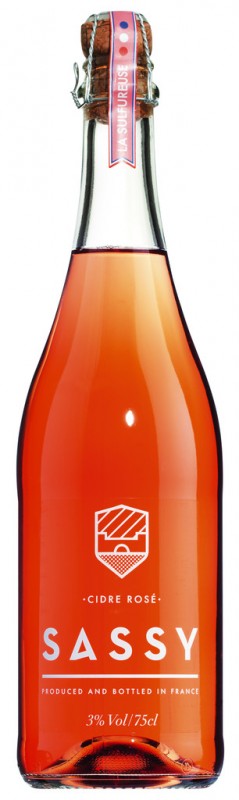 Cidre sassy rosÉ la sulfureuse 75cl