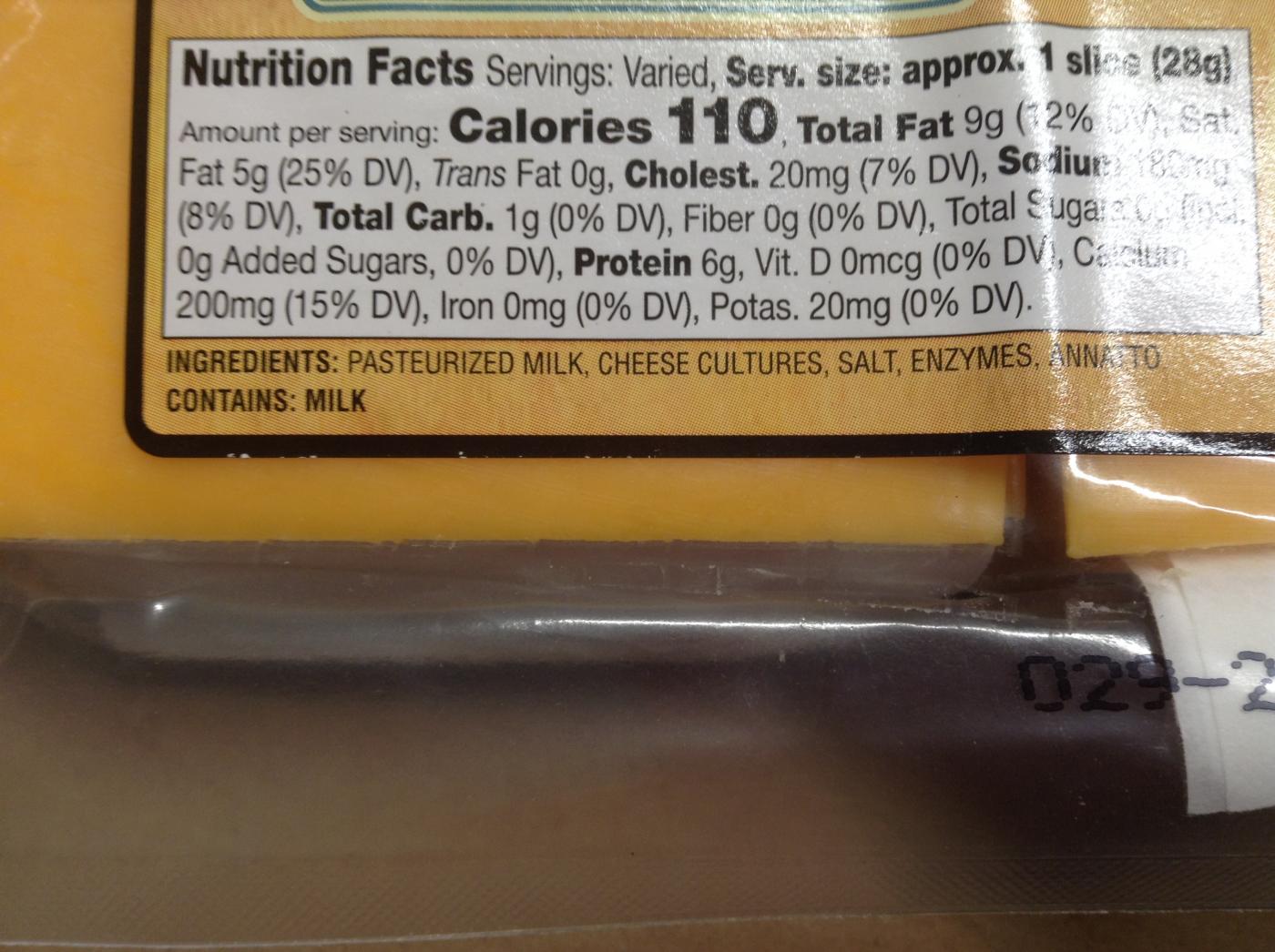 Cheddar Tranché - 681g