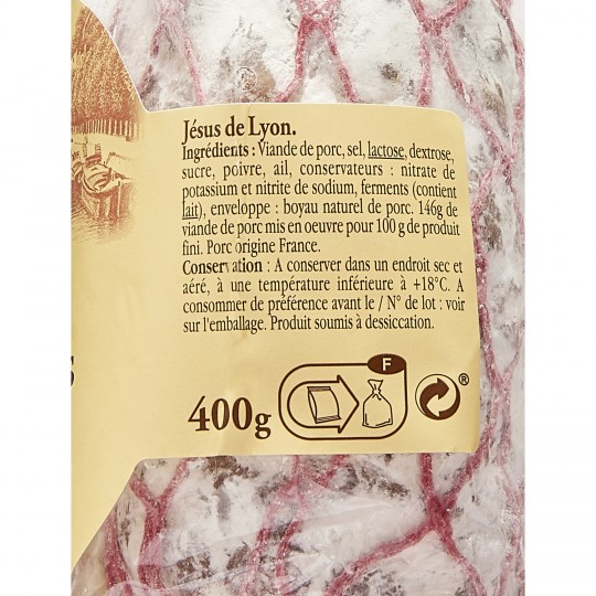 Jesus Dry Sausage 400 grs Unit