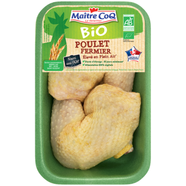 Maitre Coq Chicken Thighs Bio 550 g x 2