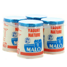 Malo Plain Malo yogurt 125 g x 4