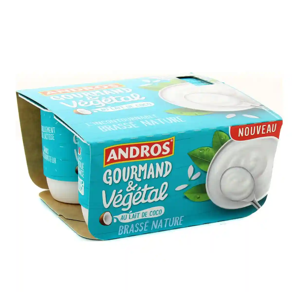 Andros yaourt végétal au lait de coco nature