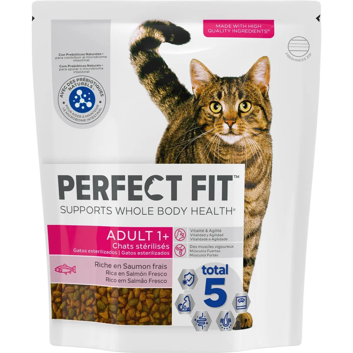 Perfect Fit Croquettes Saumon pour chat adulte stérilisé