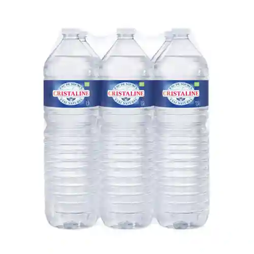 Eau de source Cristaline 6*1.5l