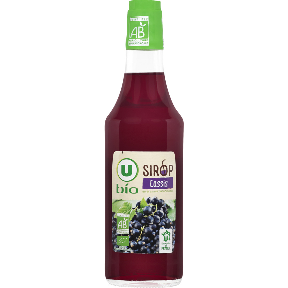 Sirop de cassis bio U