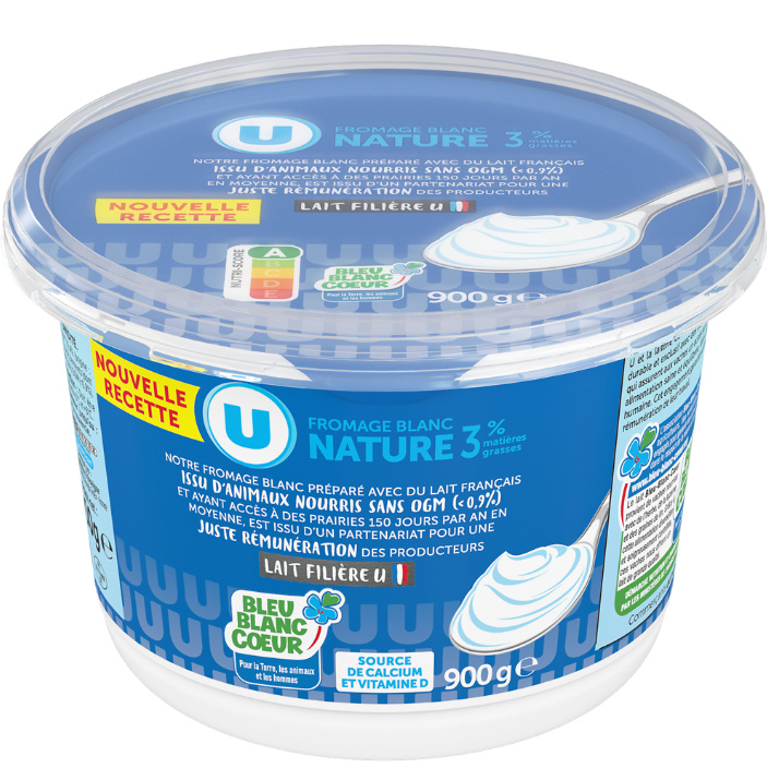 Fromage blanc nature 3% 