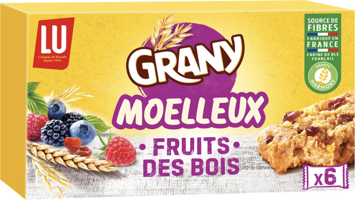 Grany Lu barres céréales aux fruit des bois