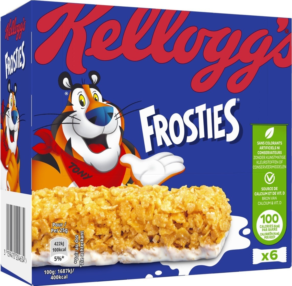 Kellogg's Barres Frosties 6x25g