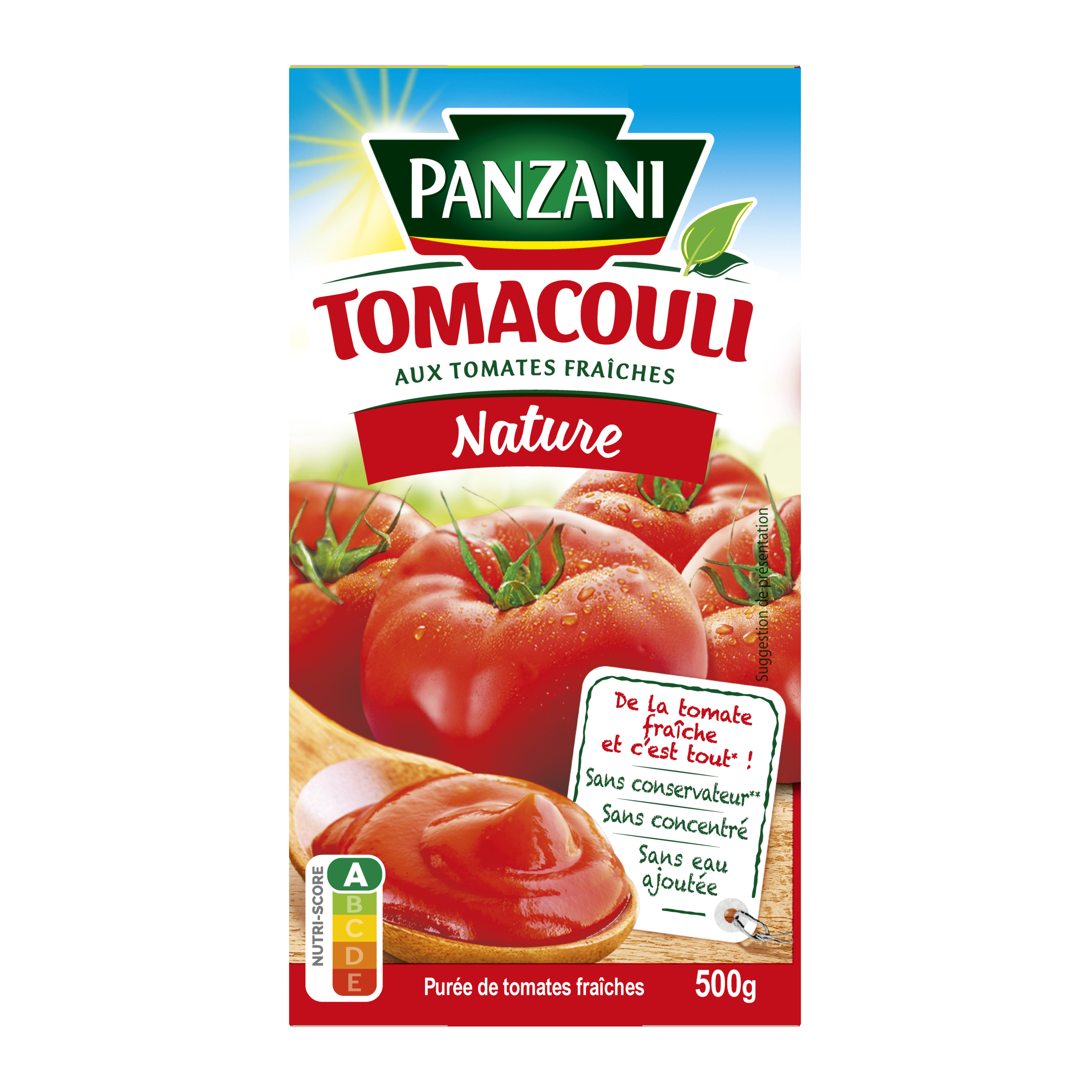 Panzani tomacouli nature 
