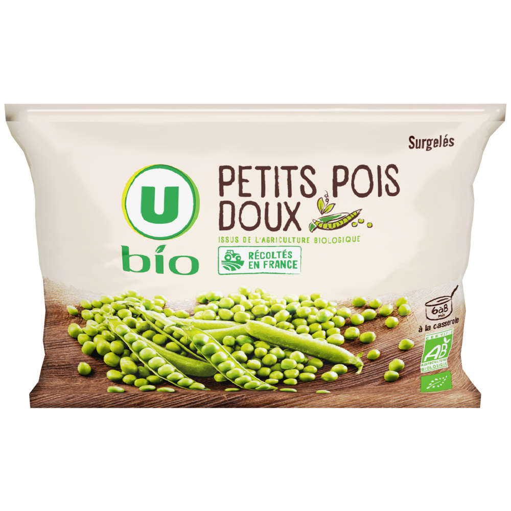 Petits pois doux bio U