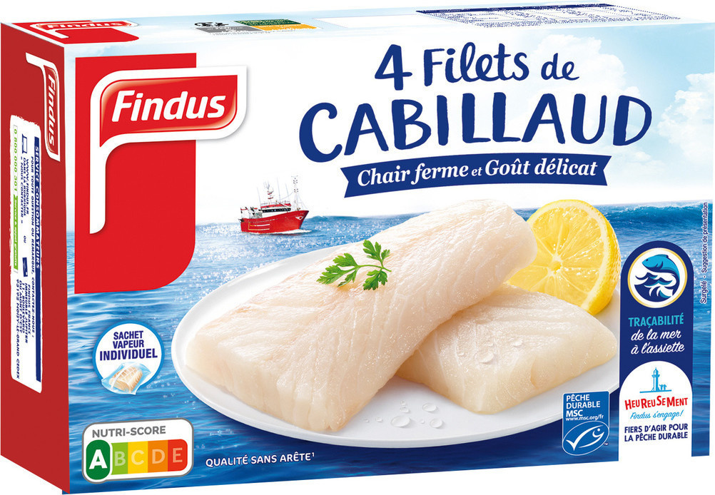 Filets de Cabillaud Findus  