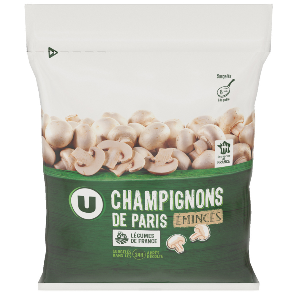 Champignons de paris émincés  U
