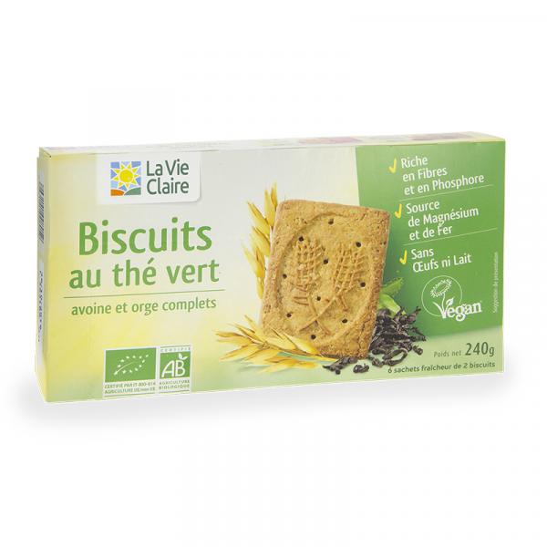 Biscuits nutrition au the vert