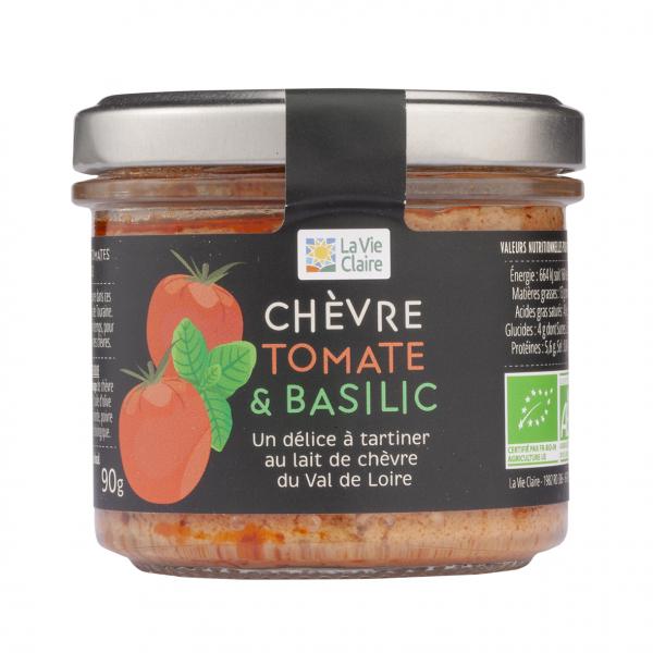 Basil Tomato Goat Cheese Spread