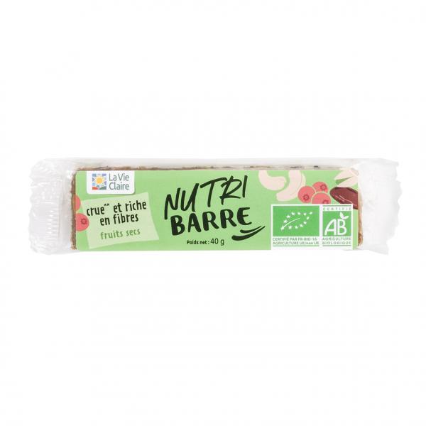 Barre Crue Fruits Secs