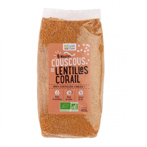 Couscous de lentill corail bio