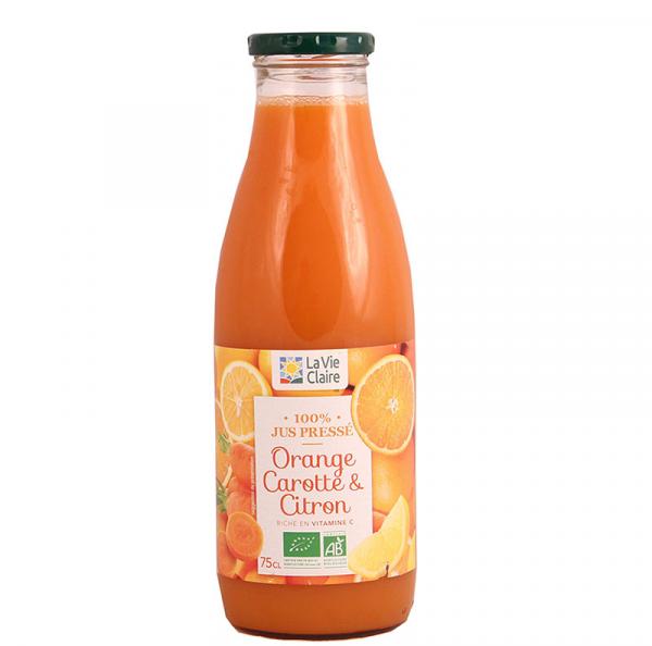 Jus Orange Carotte Citron 75cl