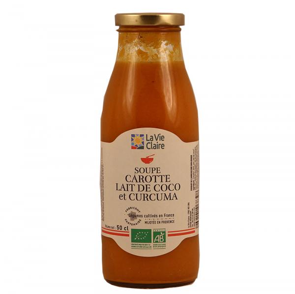 Soupe carotte coco curcuma 500ml