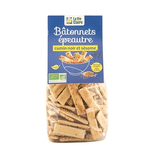 Spelled Cumin Sesame Sticks