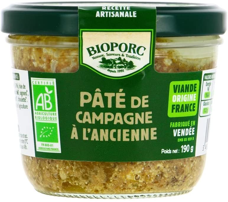 Bioporc Pate De Campagne 190 g