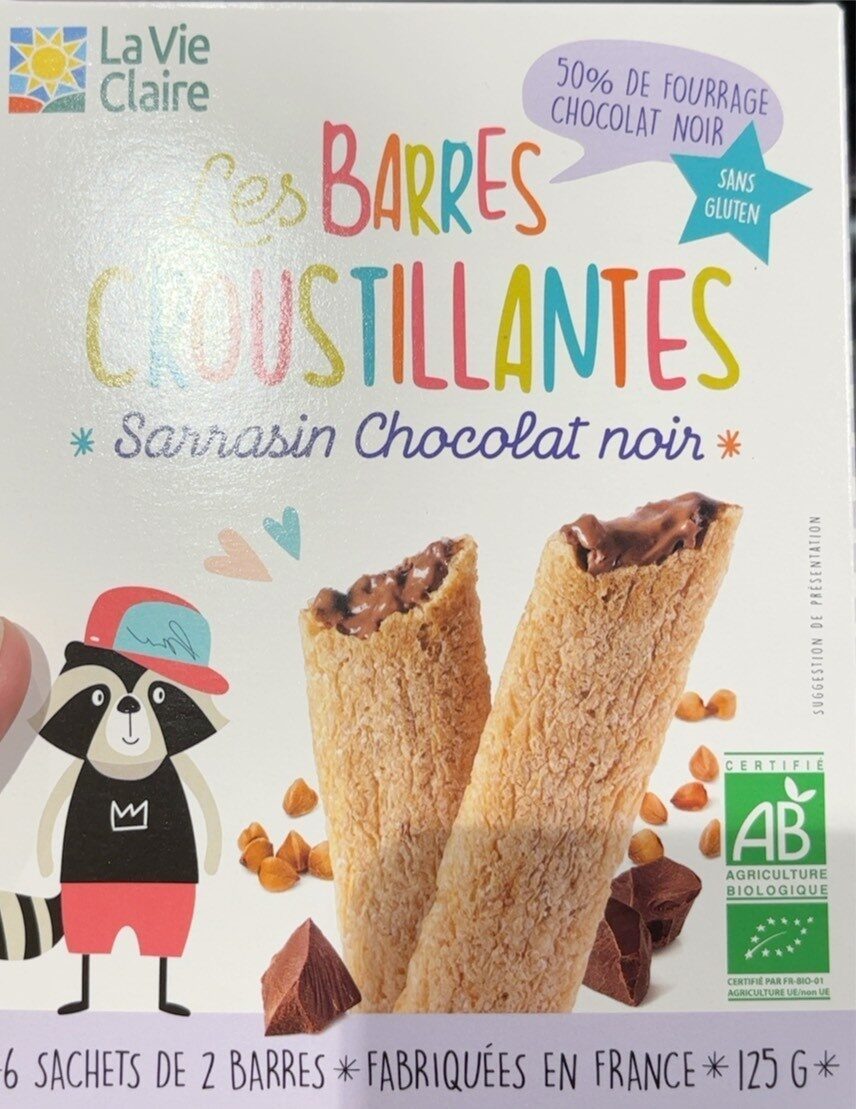 BARRE CROUST SARRASIN CHOCO NOIR