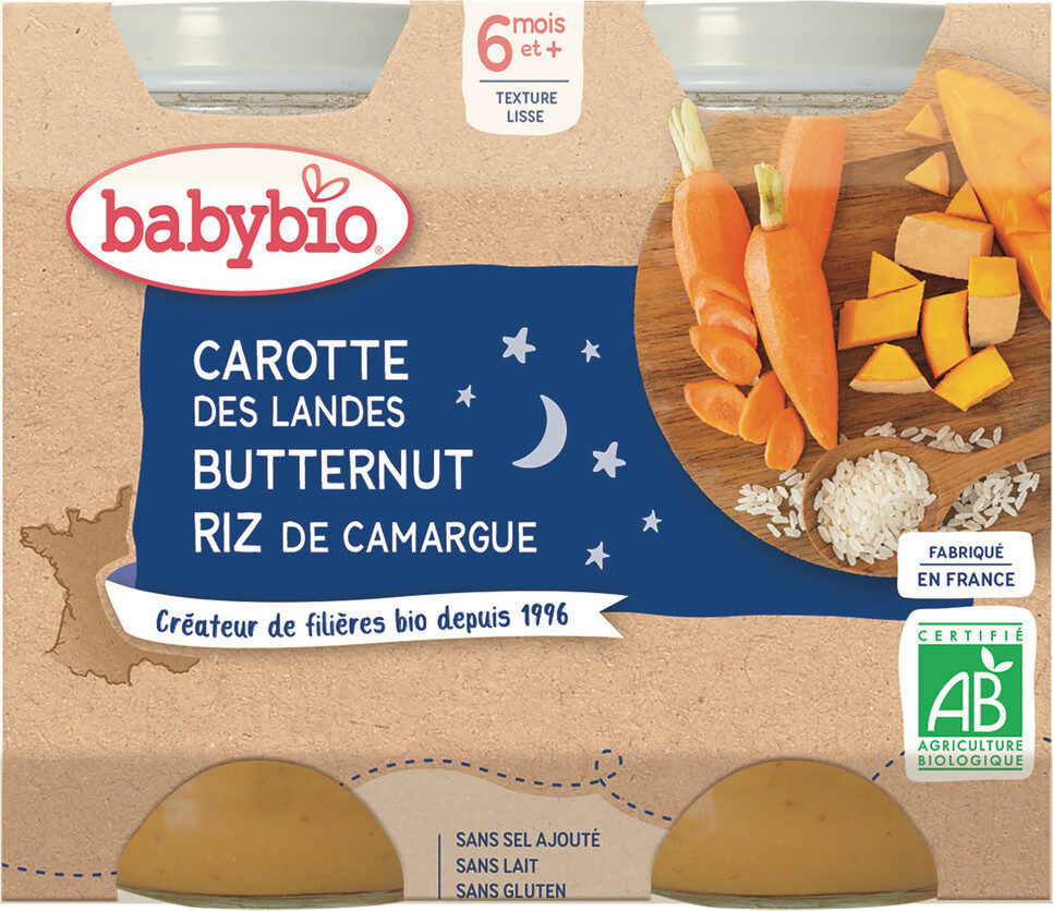 Babybio Night Pot Carot Squash Butt - From 6 Months