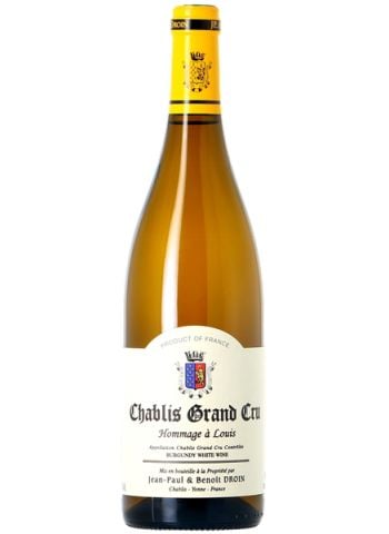 Chablis grand cru les clos "hommage À louis" 2022, jp et benoit droin, 75cl