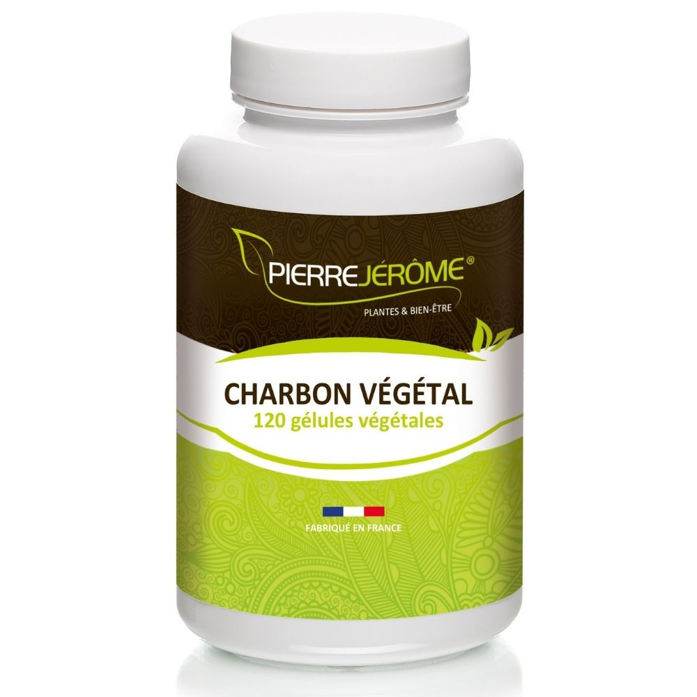 Vegan activated charcoal 120 units - incomfort digetif - Pierre Jérôme