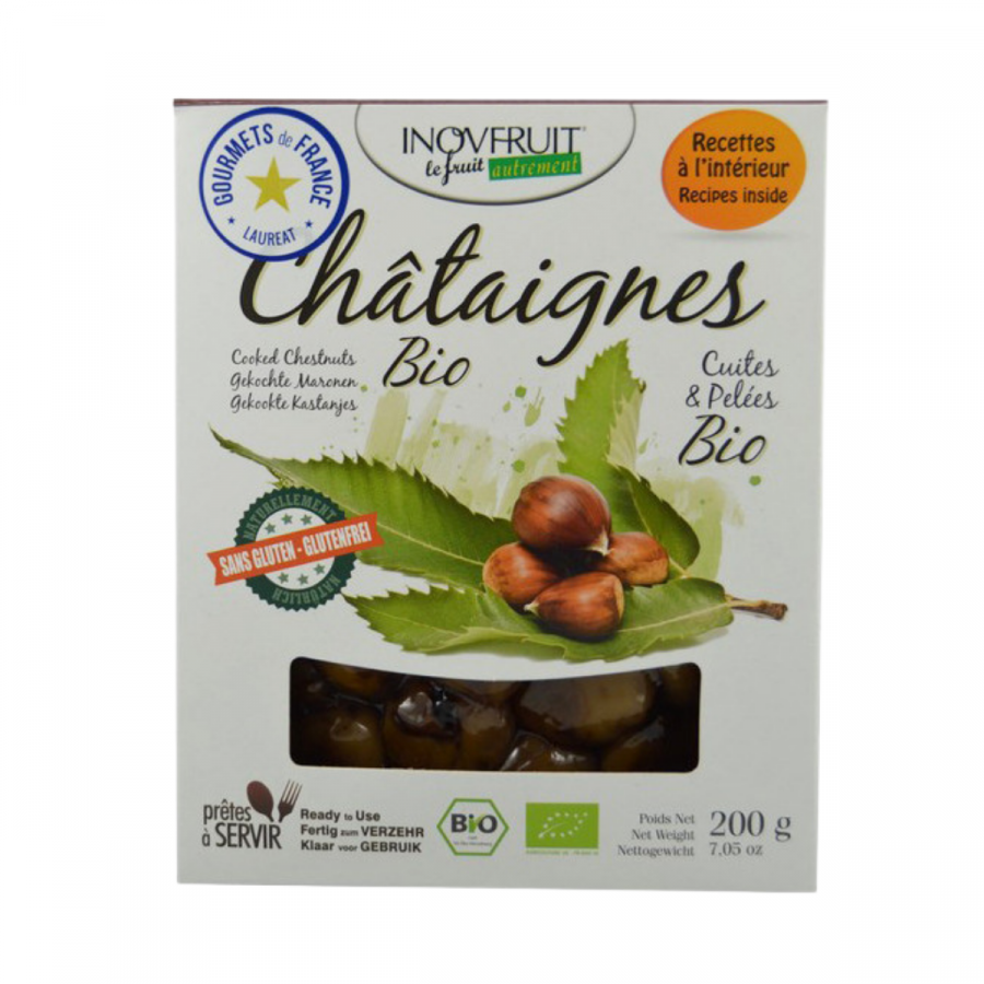 CHATAIGNES CUITES ET PELEES 200G