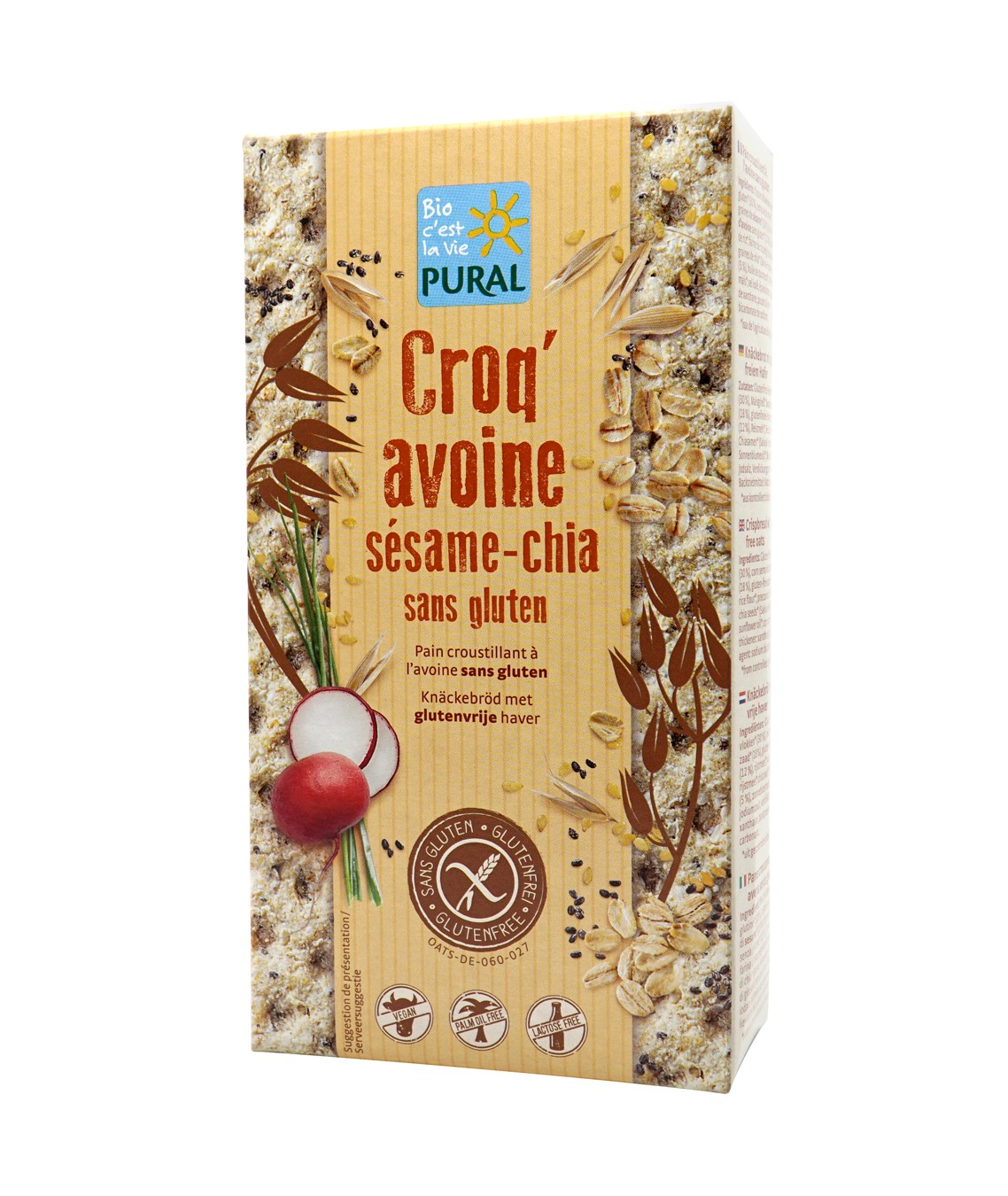 Croq Avoine Sesame Chia Sans Gluten