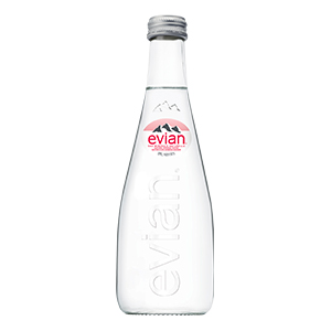 Evian verre petillante 33 cl (20u.)