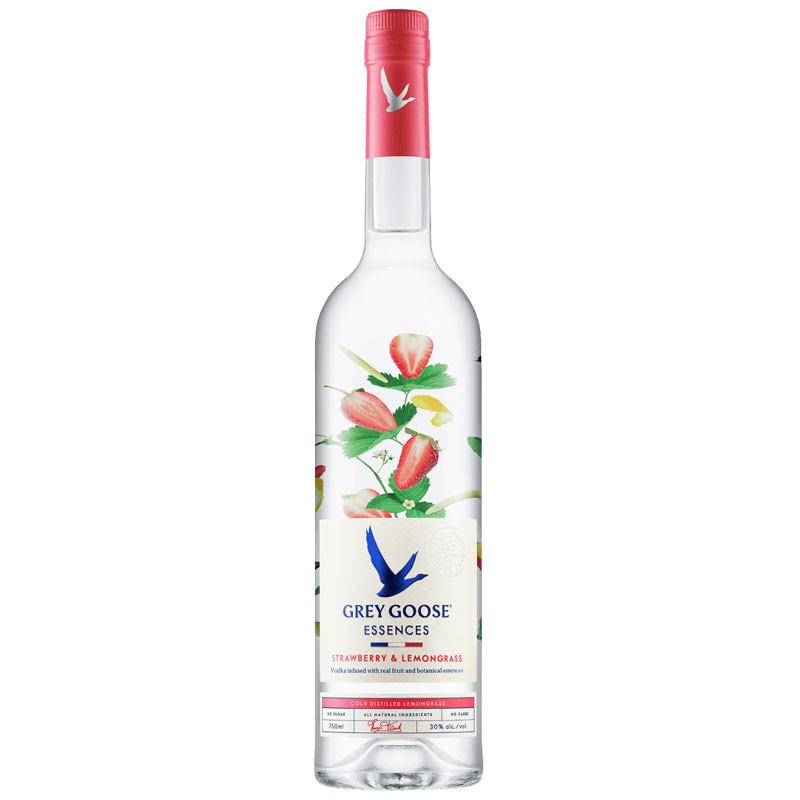 Grey goose strawbery & lemongrass 30Â° 1l