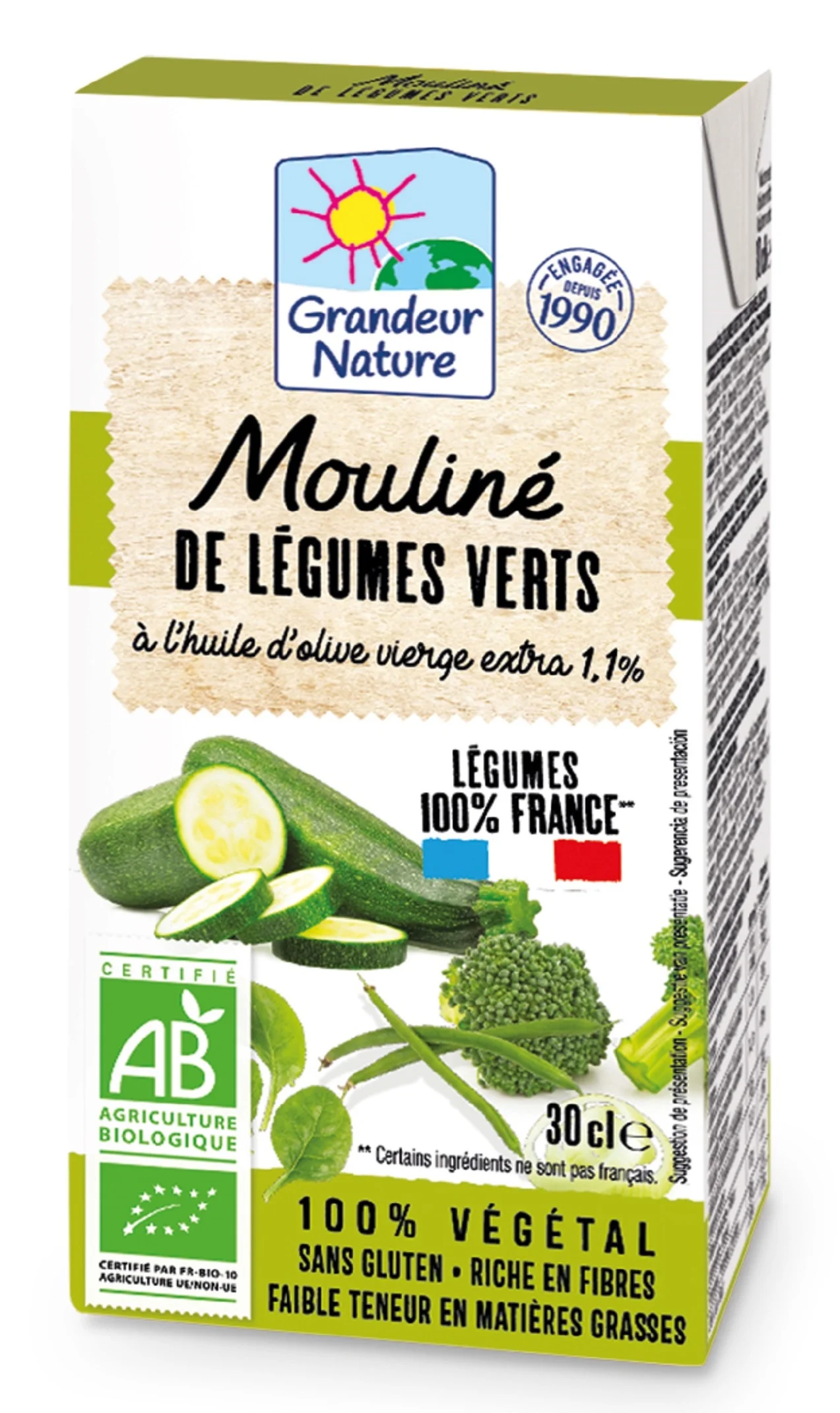 MOULINE LEGUMES VERTS FRANCAIS 30CL