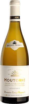 Chablis g.cru moutonne 2018, monopole, dom long depaquit, albert bichot , 75cl