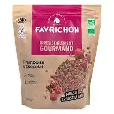 MUESLI CROUSTILLANT FRAMBOISE CHOCOLAT SANS GLUTEN